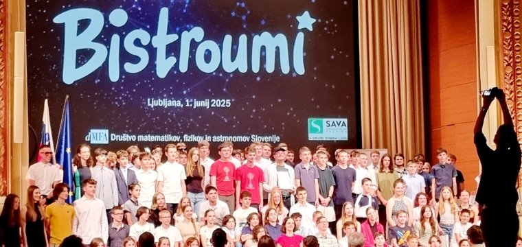 Srečanje najuspešnejših mladih matematikov, fizikov in astronomov 2025