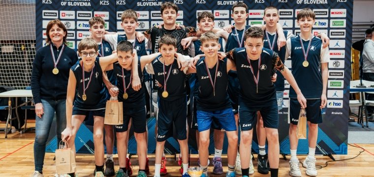 Košarkarji OŠ Antona Tomaža Linharta Radovljica spet državni prvaki